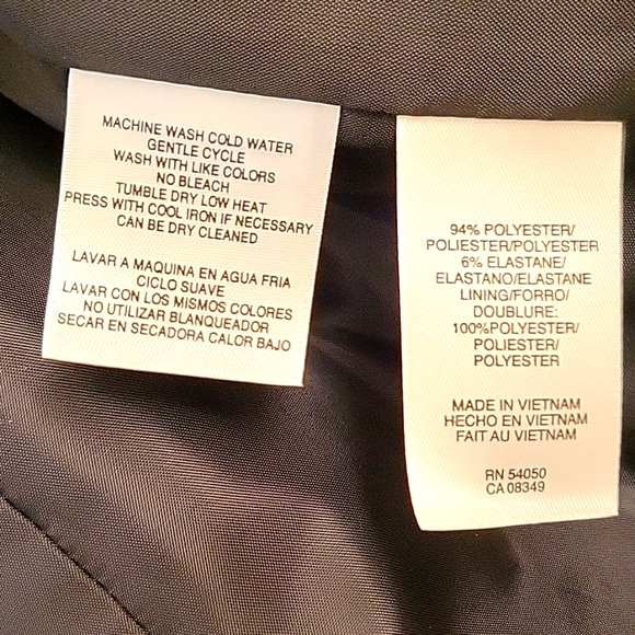 FLASH SALE! Jones Studio Leopard Blazer, Shawl Collar, Pockets, Single Button, 6 - Picture 10 of 10